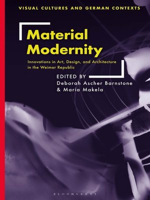 cover image of Material Modernity
